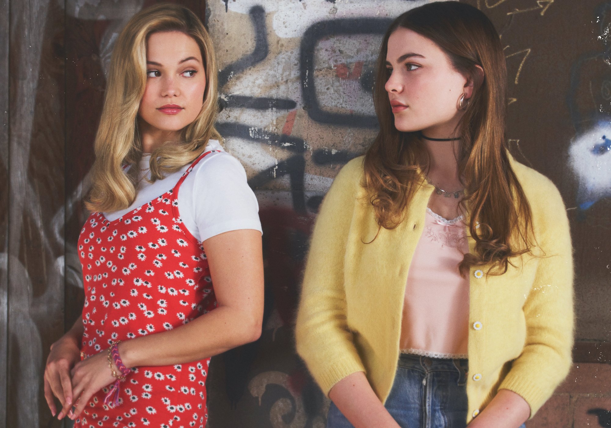 Olivia Holt is Kate Wallis and Chiara Aurelia is Jeanette Turner in 'CRUEL SUMMER' 