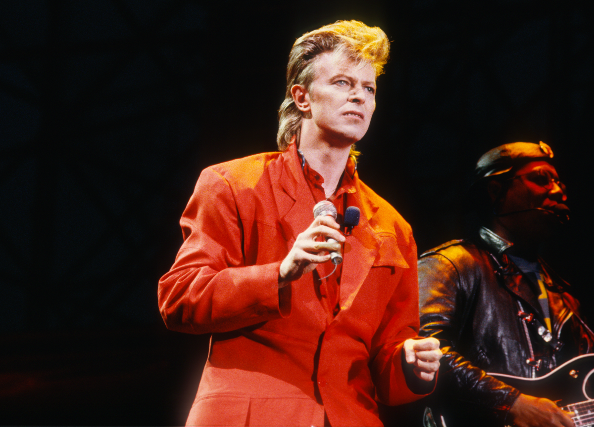 David Bowie on ‘The Glass Spider Tour’ in Belgium, 1987