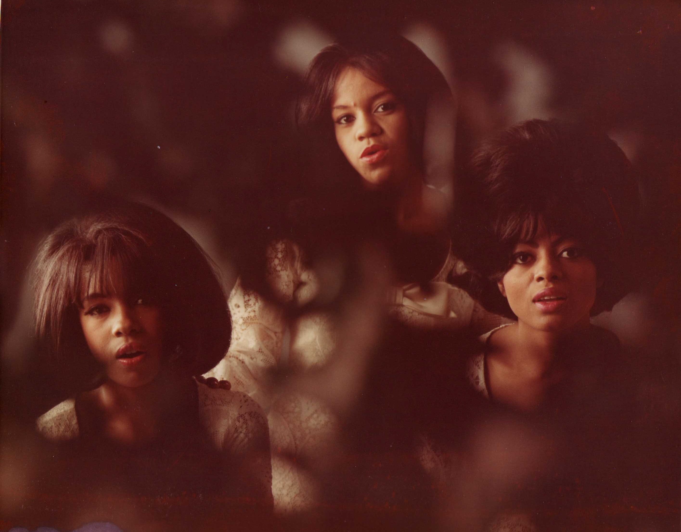 Diana Ross & The Supremes with something in front of the lens