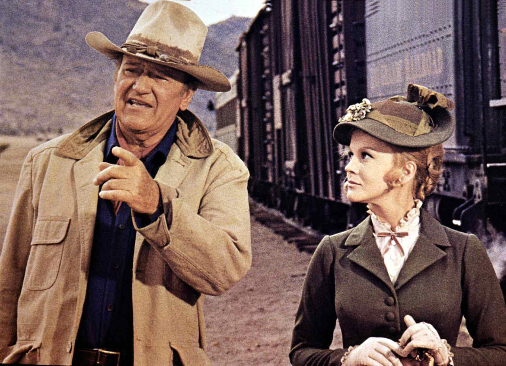 Ann-Margret and John Wayne
