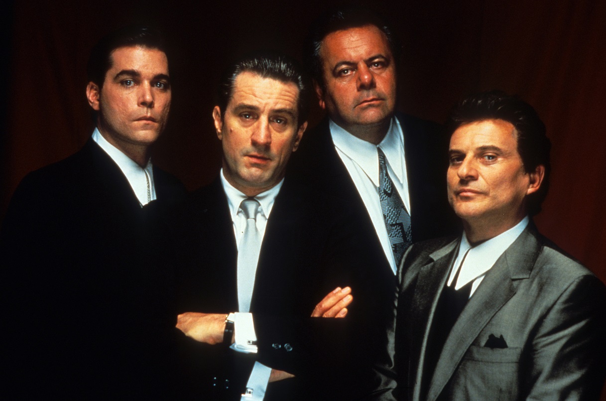 'Goodfellas' promo with the 4 male leads staring, unsmiling, at the camera