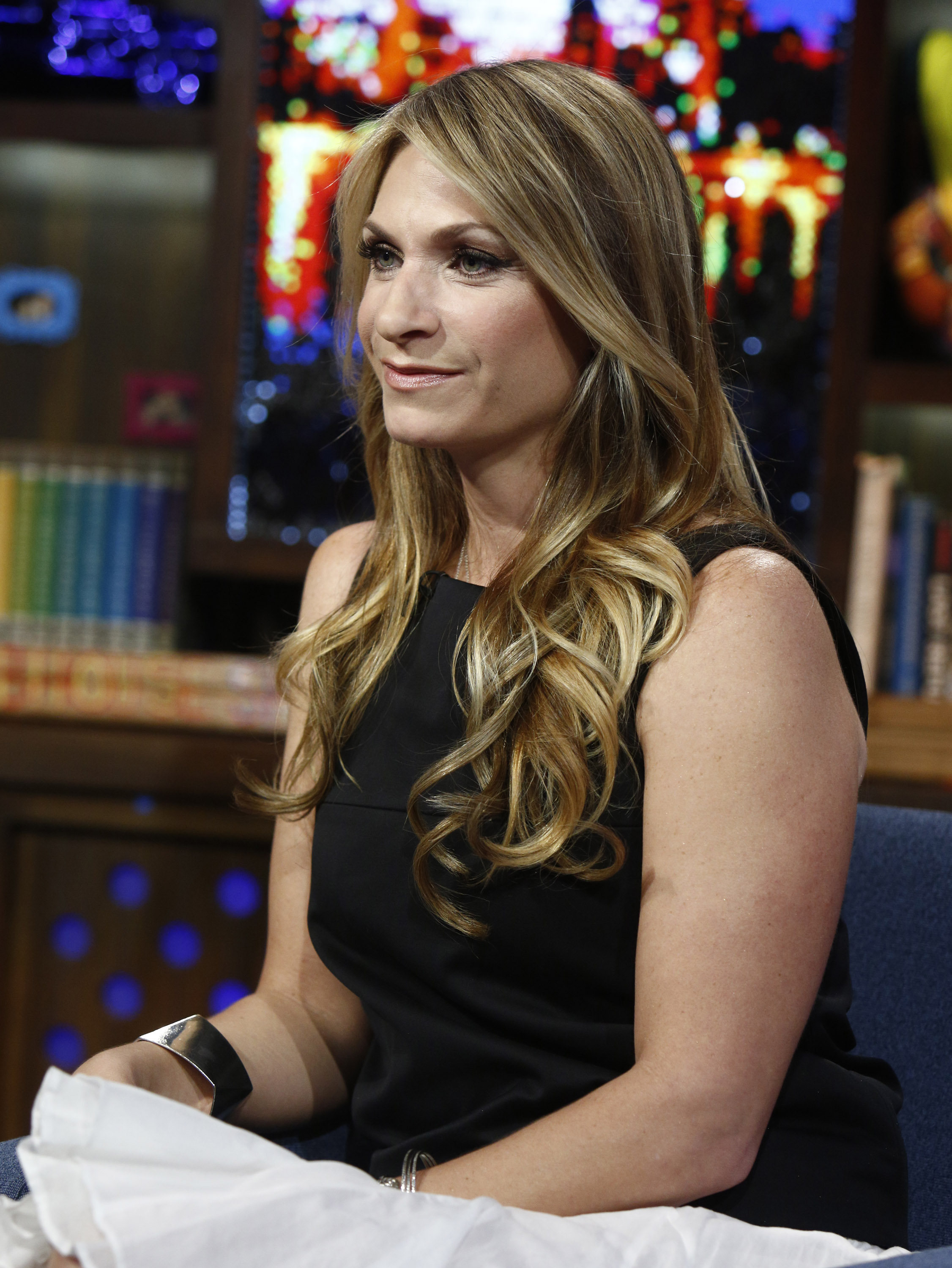 Heather Thomson on the set of 'Watch What Happens Live' Season 7