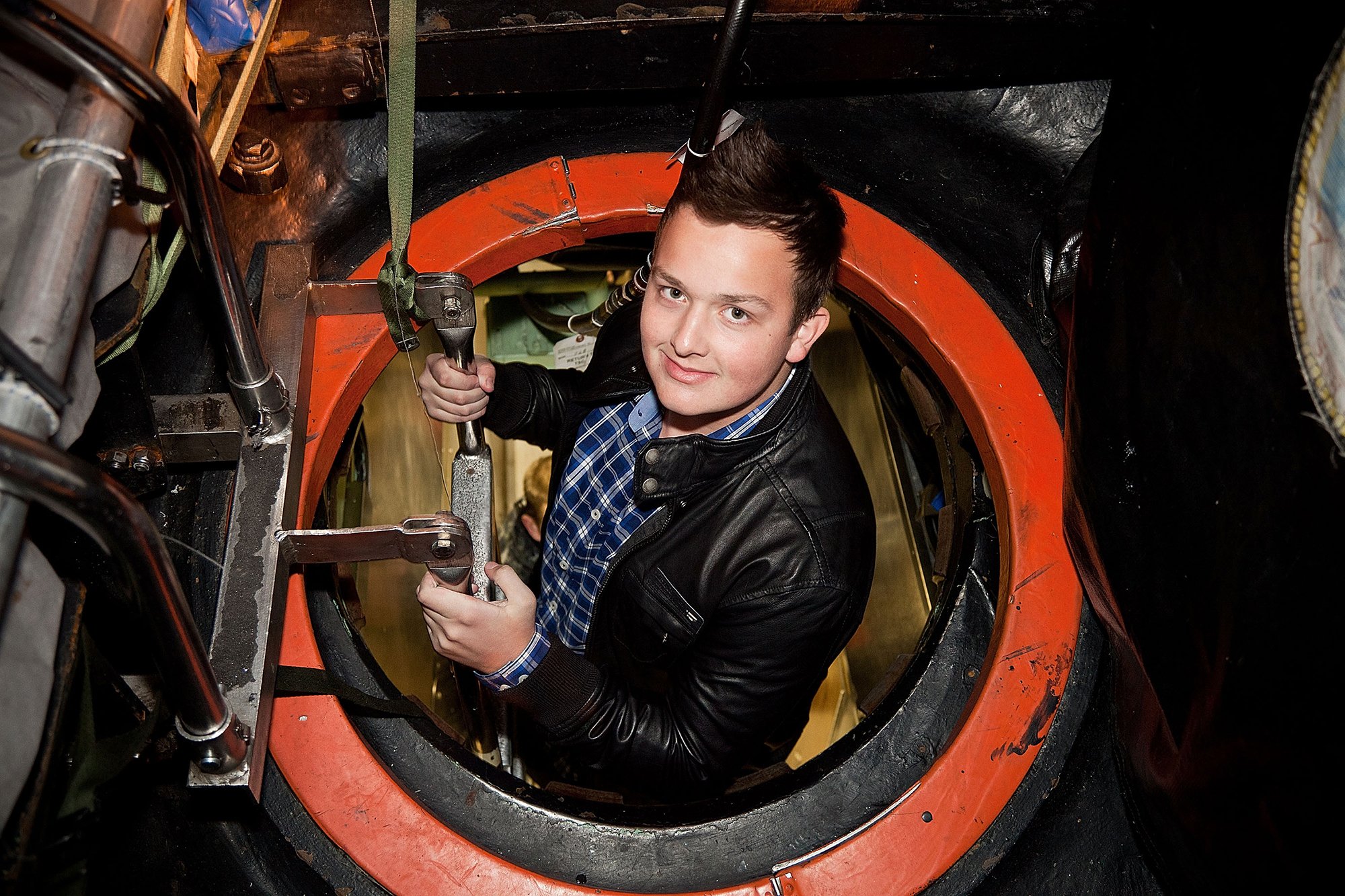 'iCarly' star Noah Munck at Naval Submarine Base New London