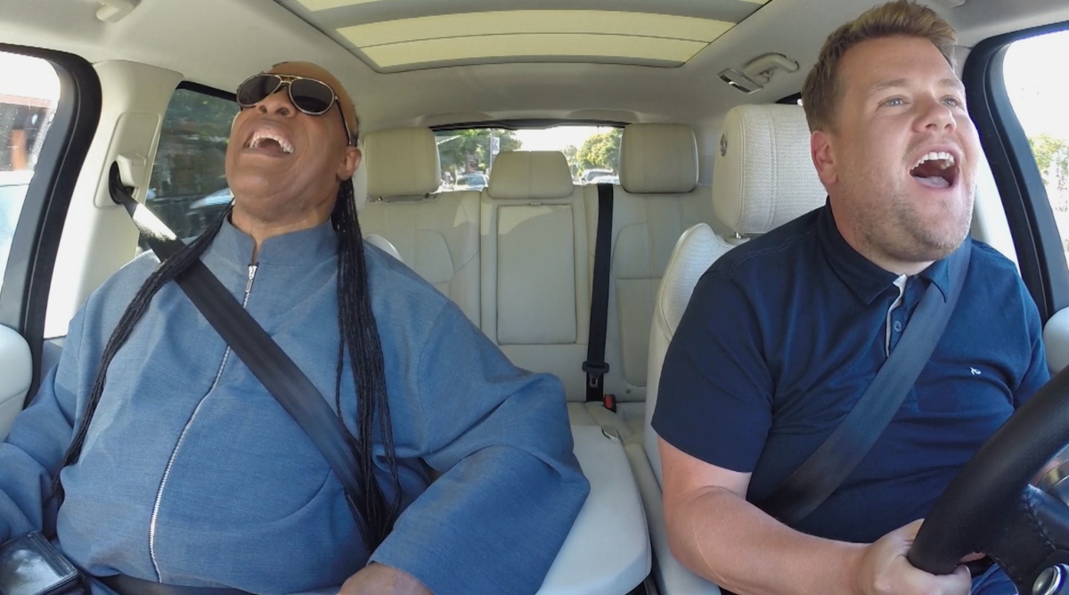 Stevie Wonder joins James Corden for Carpool Karaoke on ‘The Late Late Show with James Corden'