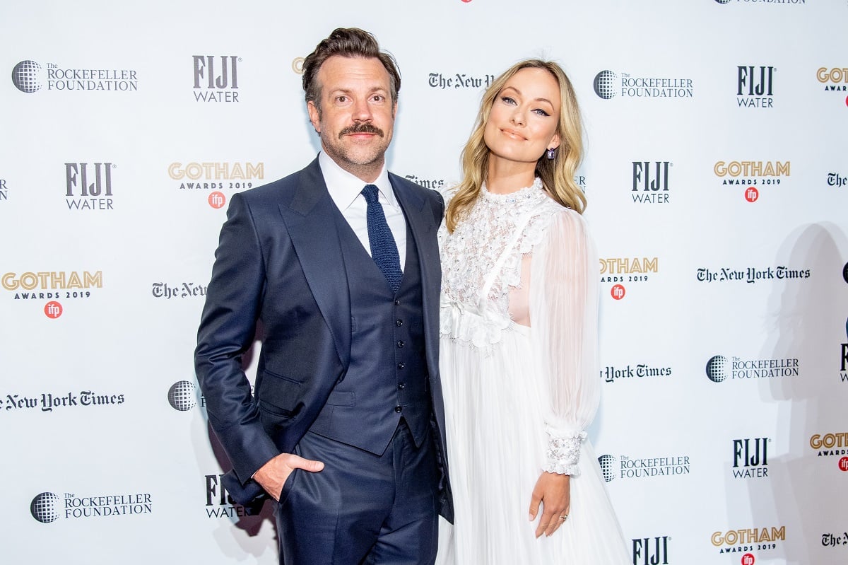 Jason Sudeikis and Olivia Wilde attend the 2019 IFP Gotham Awards on December 02, 2019, in New York City.