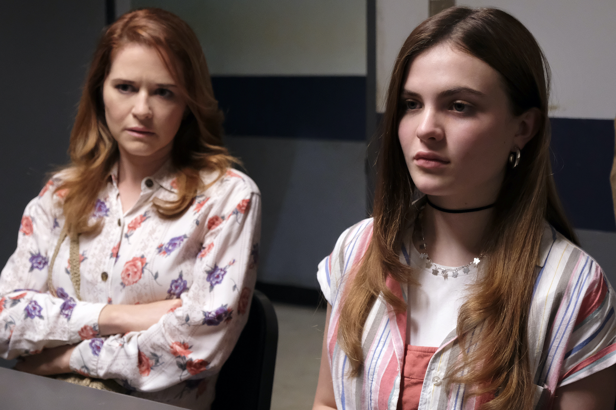 'CRUEL SUMMER' episode 3, "Off With a Bang": Sarah Drew as Cindy Turner and Chiara Aurelia as Jeanette Turner