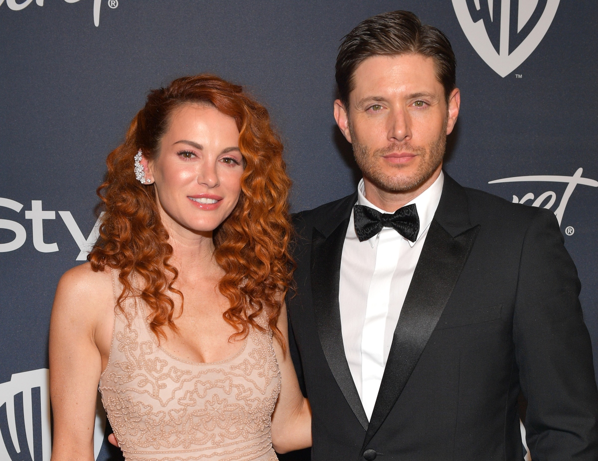 Danneel Ackles and 'Supernatural' star Jensen Ackles attend 2020 InStyle and Warner Bros. 77th Annual Golden Globe Awards Post-Party