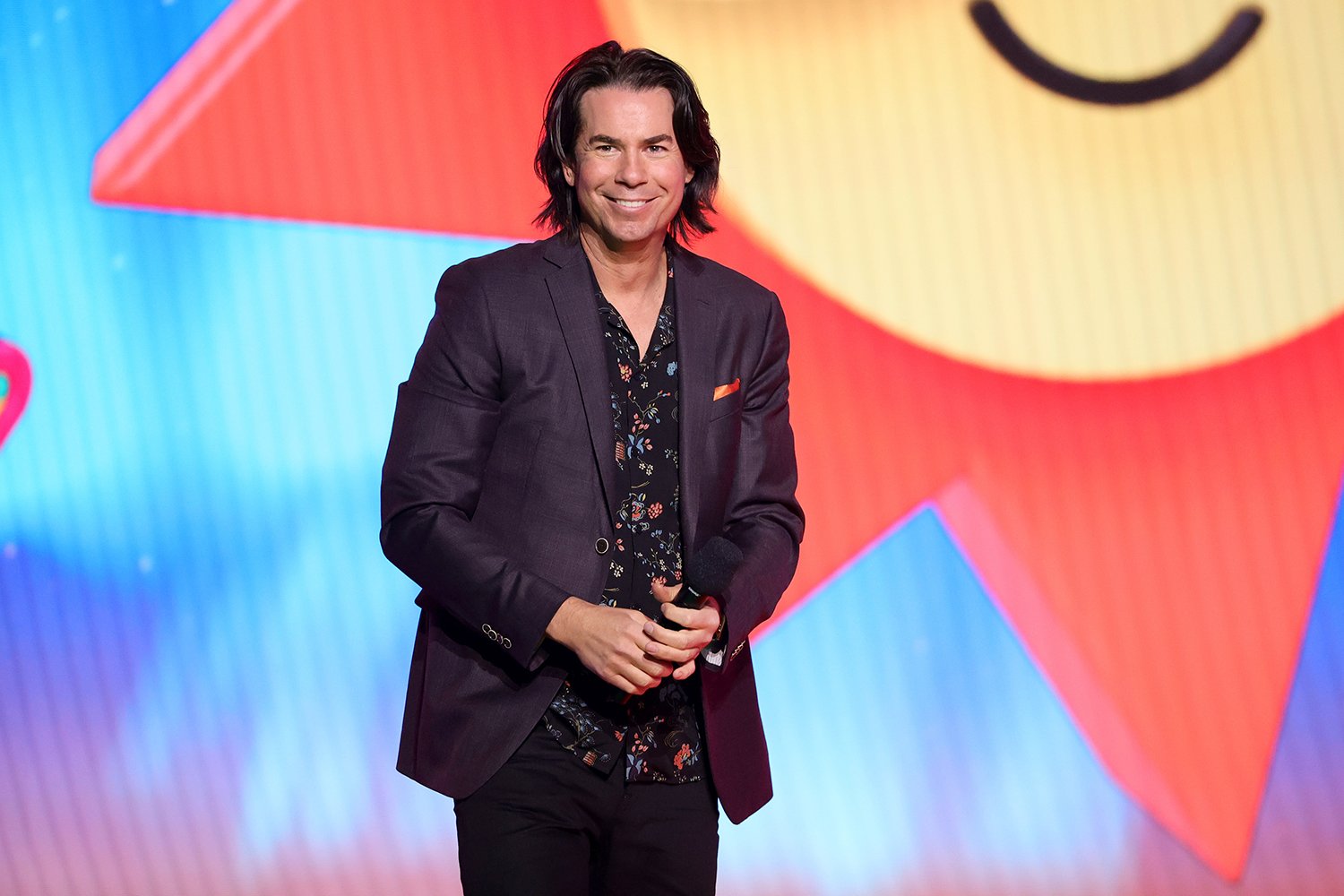 'iCarly' star Jerry Trainor, who plays Spencer on the series, at the Nickelodeon Kids' Choice Awards in March 2021