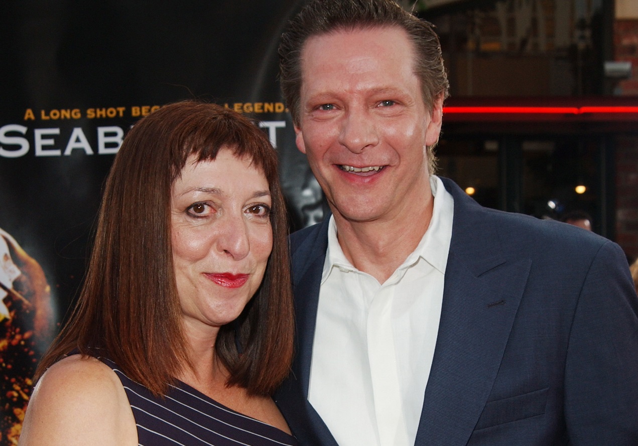 Marianne Leone and husband Chris Cooper at a film premiere in the early '00s