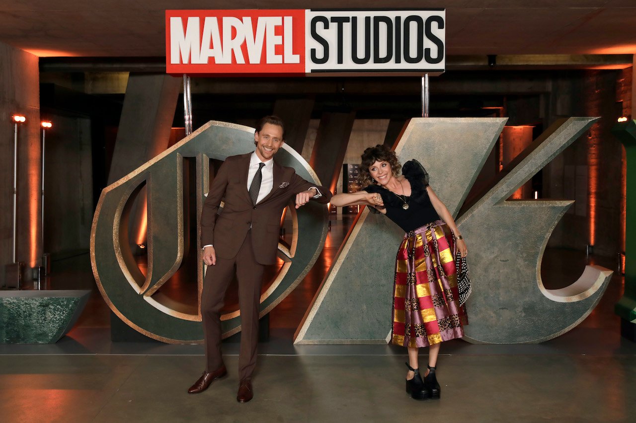 Tom Hiddleston and Sophia Di Martino attend the Special Screening of Marvel Studios' series LOKI 