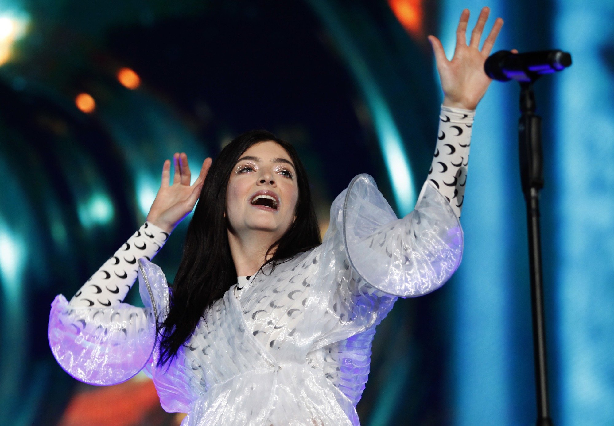 New Zealand singer, Lorde performs during her concert at the Corona Capital Music Festival on November 17, 2018