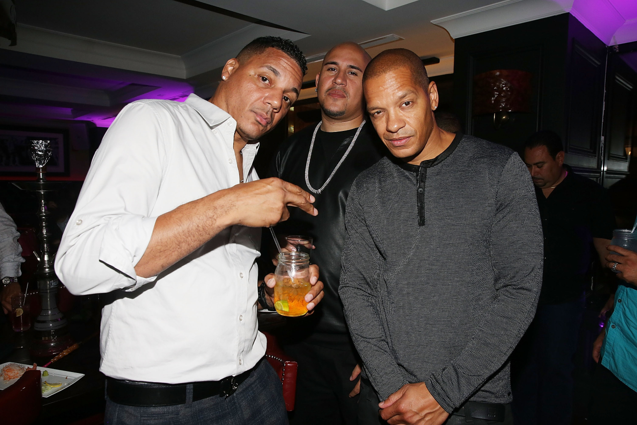 ‘Love & Hip Hop’: Rich Dollaz, Cisco, and Peter Gunz attend restaurant opening for Jimmy's on September 28, 2016 in New York City