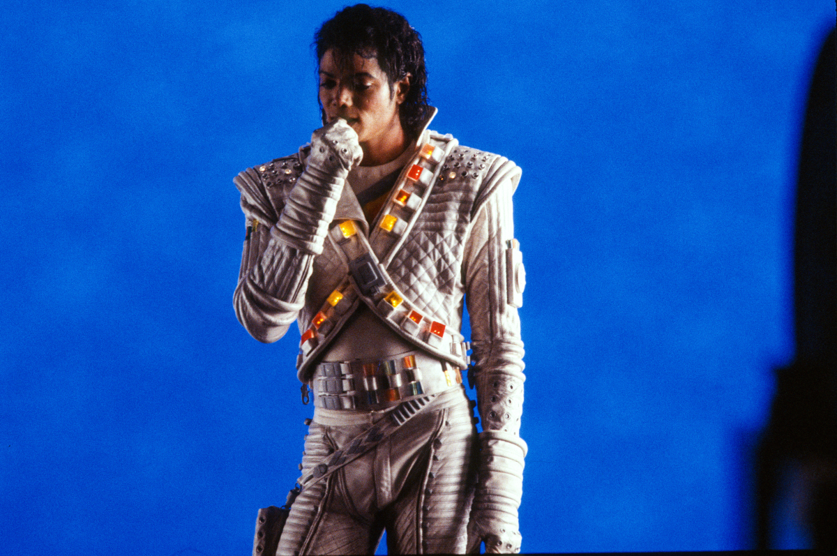 Michael Jackson on the set for ‘Captain EO’ circa September 1986