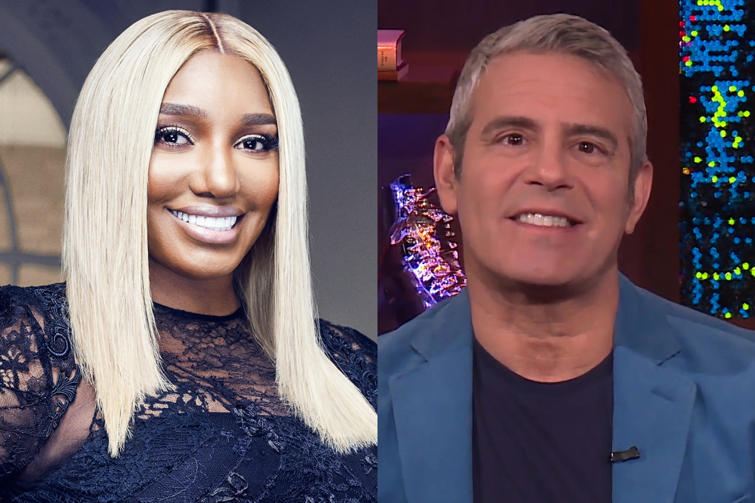 Nene Leakes and Andy Cohen