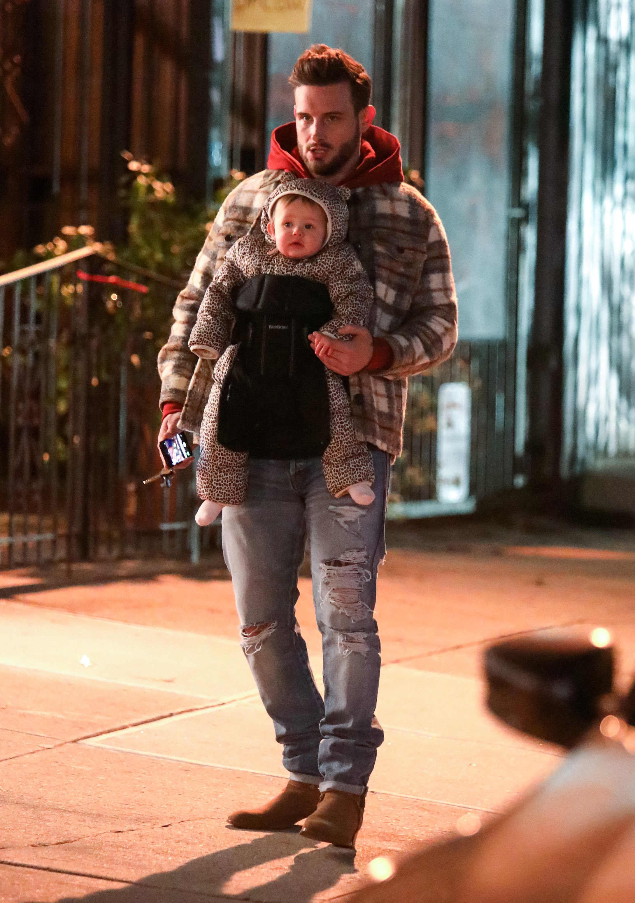 Nico Tortorella filming 'Younger' Season 7 on the streets of NYC