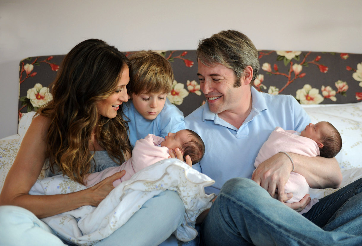 Sarah Jessica Parker, Matthew Broderick, and their kids