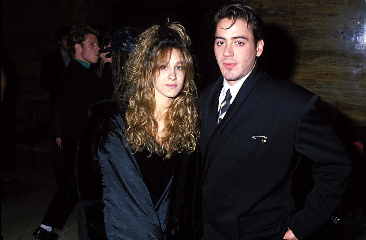 Sarah Jessica Parker & Robert Downey Jr during 1988