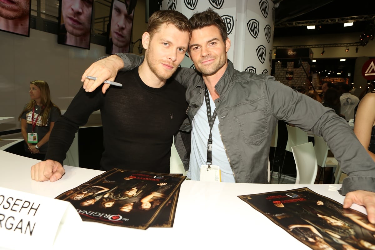 'The Originals' actors Joseph Morgan and Daniel Gillies attend Comic-Con International 2014 in San Diego, California