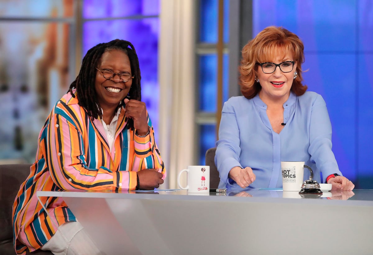 Whoopi Goldberg and Joy Behar on the set of 'The View' in May 2019