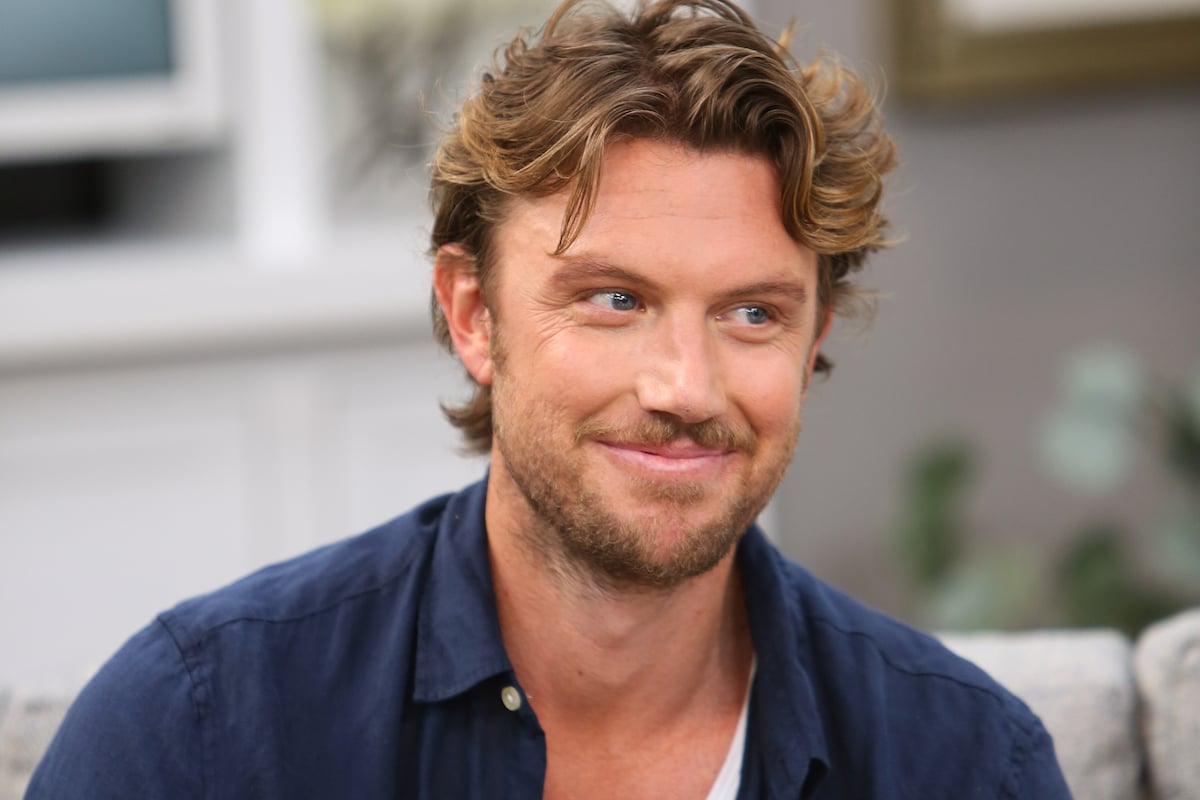 Actor Adam Demos visits Hallmark's "Home & Family" at Universal Studios Hollywood on September 04, 2019 in Universal City, California.
