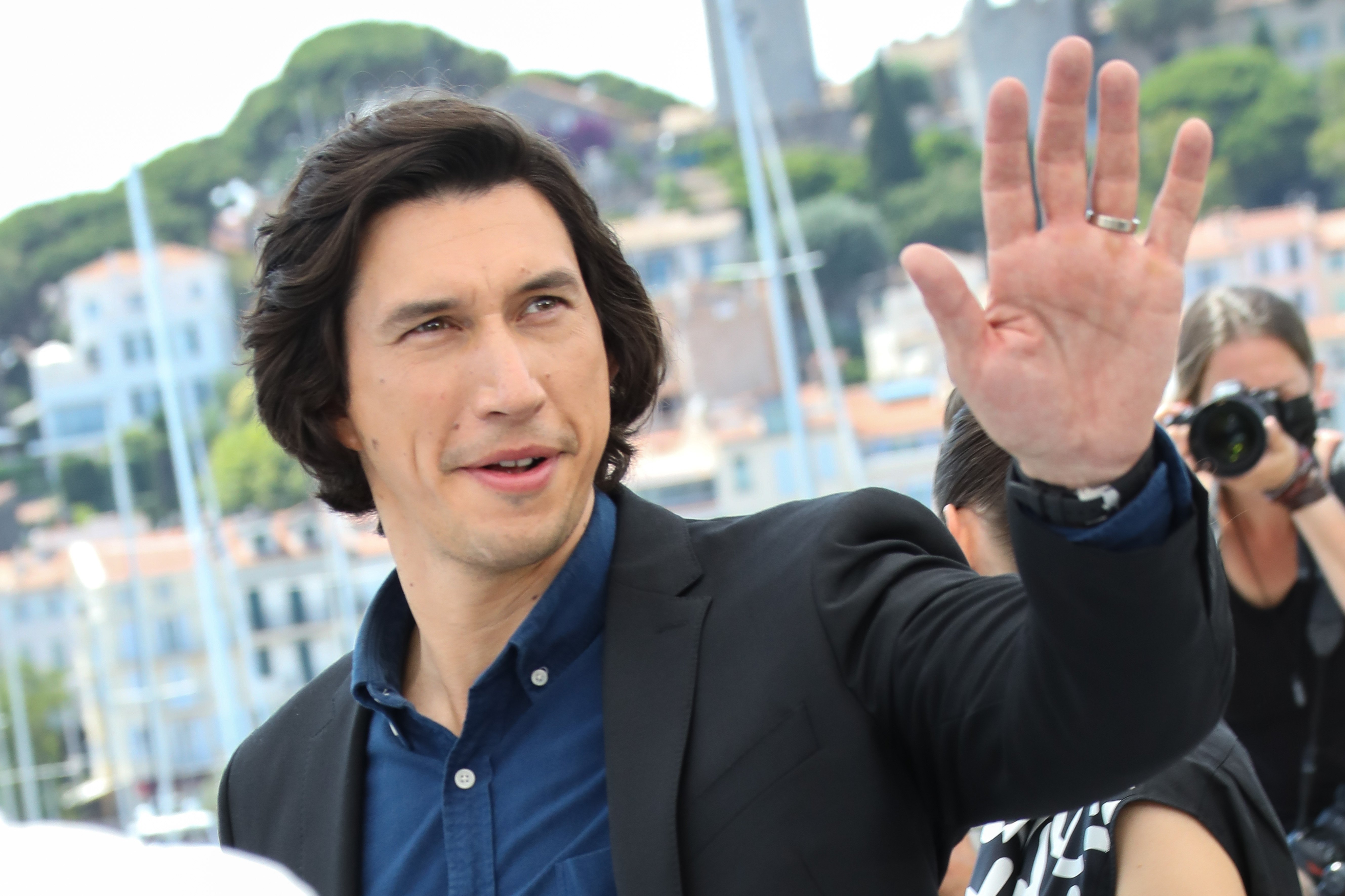 Adam Driver attends the 'Annette' photocall at the 74th Cannes Film Festival in France