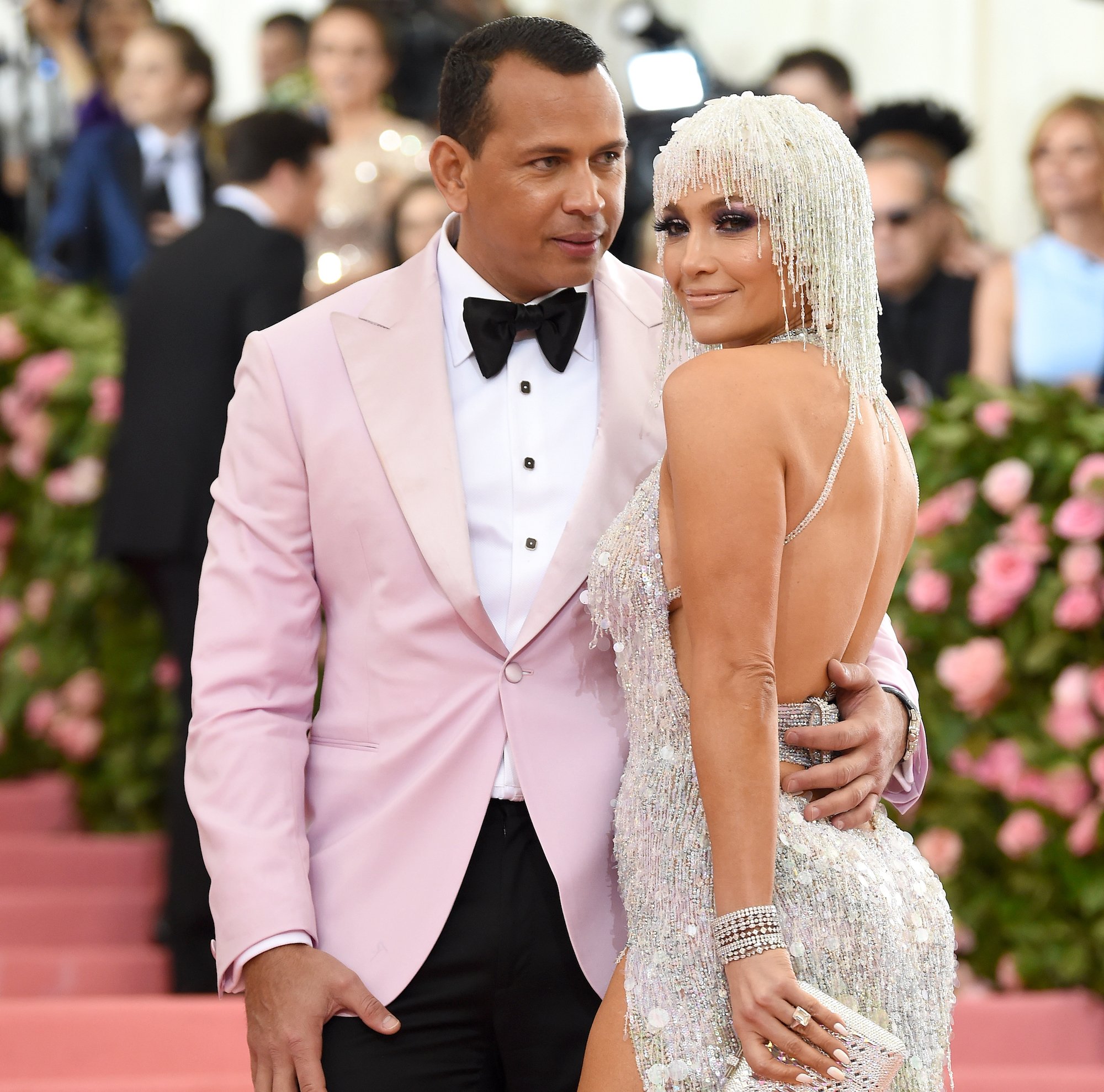 Alex Rodriguez and Jennifer Lopez at the 2019 Met Gala