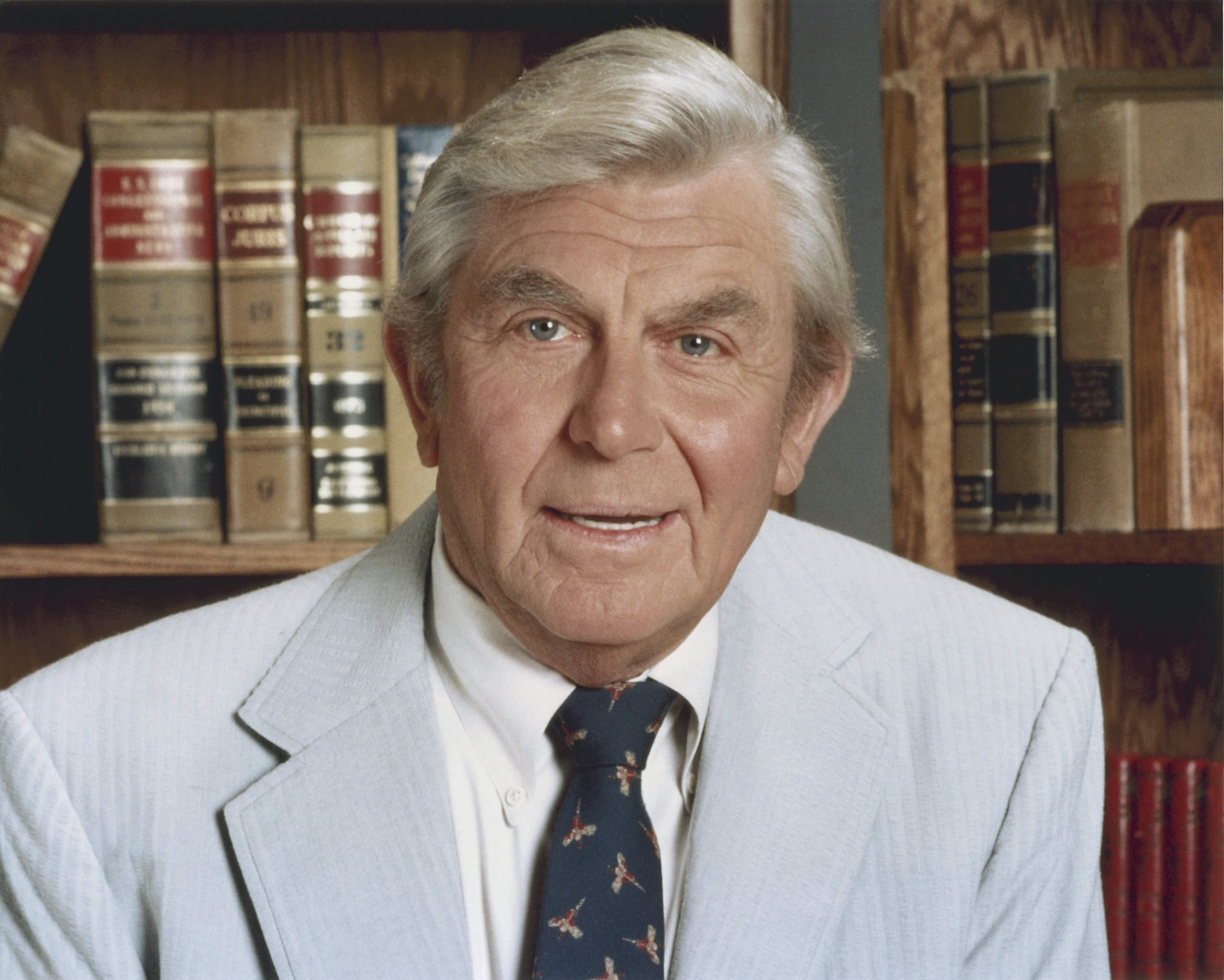 Actor Andy Griffith as attorney Benjamin Matlock