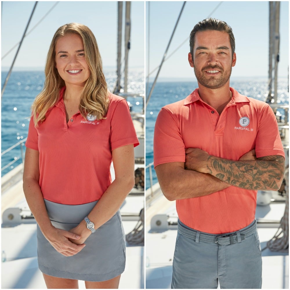 Daisy Kelliher and Colin Macrae from Below Deck Sailing Yacht Season 2
