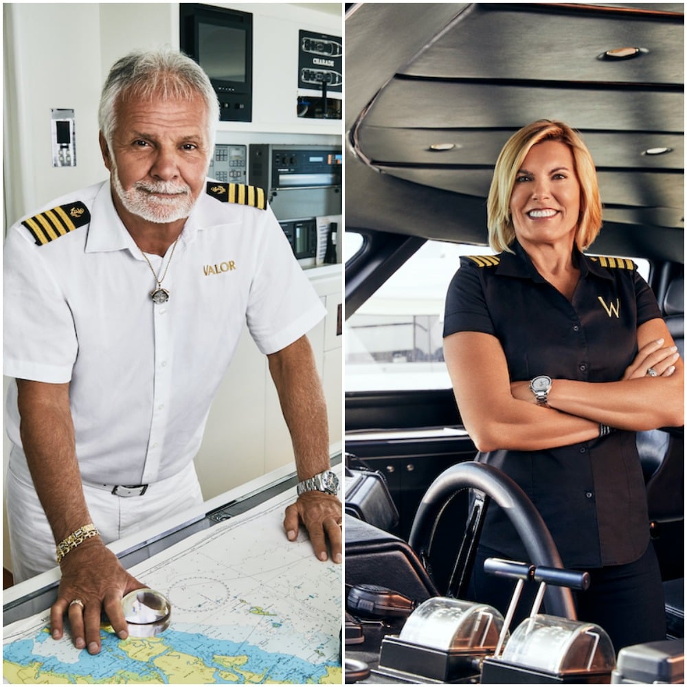 Captain Lee Rosbach from Below Deck and Captain Sandy Yawn from Below Deck Mediterranean