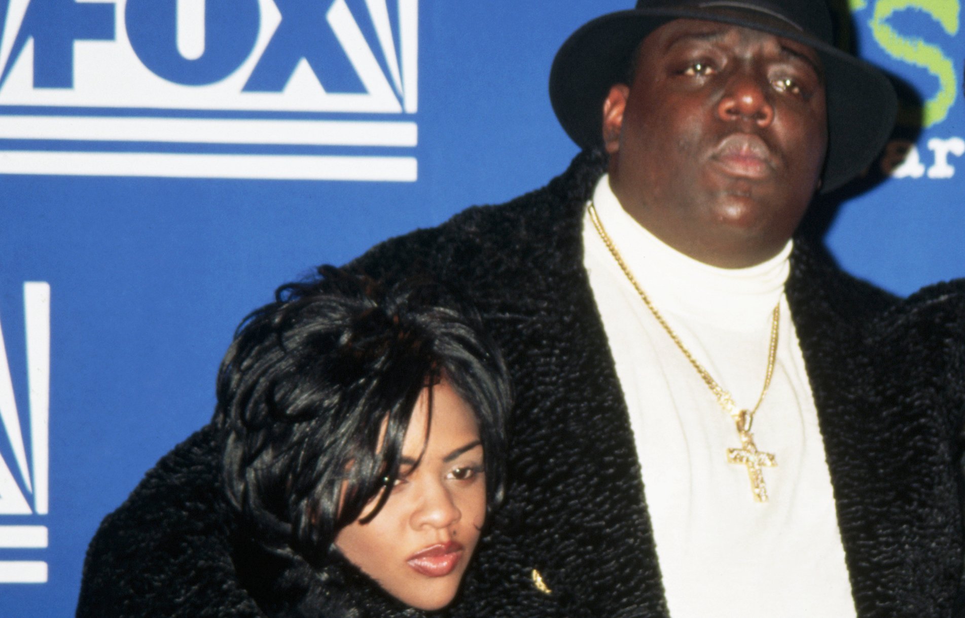Lil' Kim and The Notorious B.I.G. on the red carpet