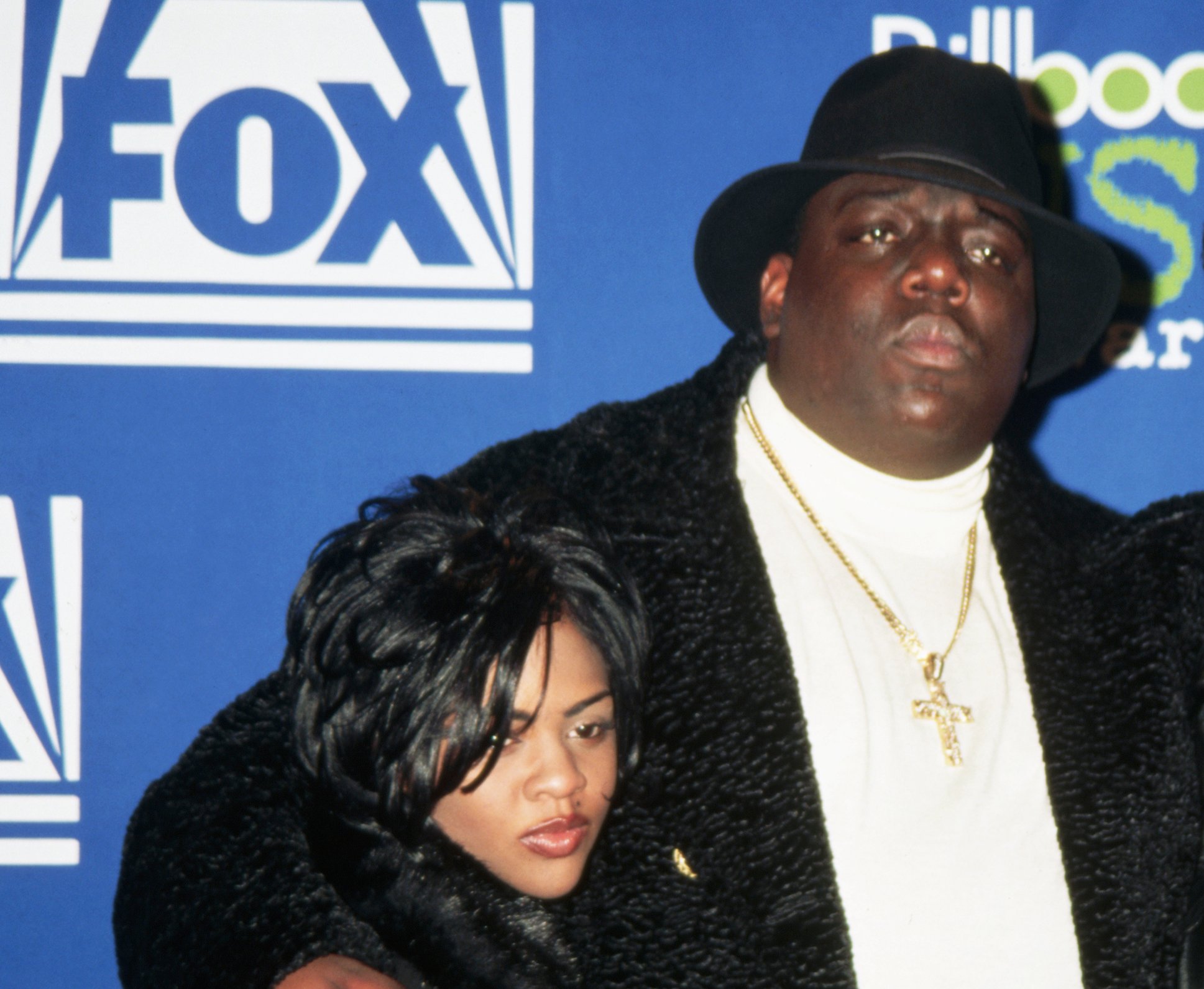 Lil' Kim and The Notorious B.I.G. on the red carpet