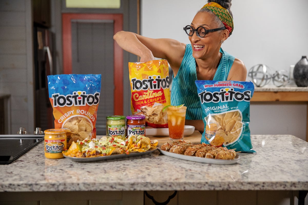 Charlotte NC - June 11th 2021 -  Carla Hall and Tostitos Photographed in Charlotte NC on June 11 2021. Photo by Peter Taylor