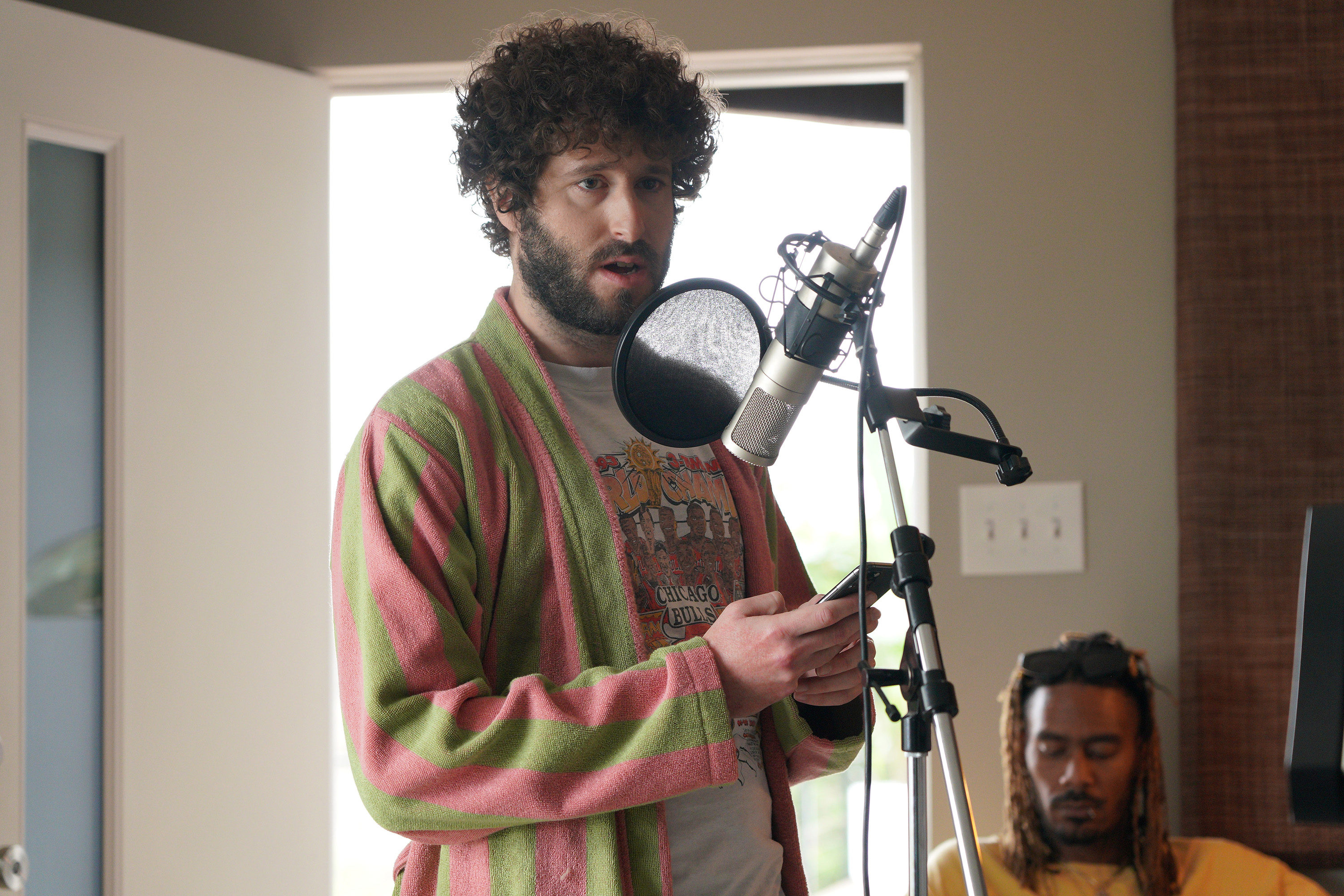 Dave 'Lil Dicky' Burd as Dave, GaTa as 'GaTa' in 'Dave' Season 2, Episode 6 'Somebody Date Me'