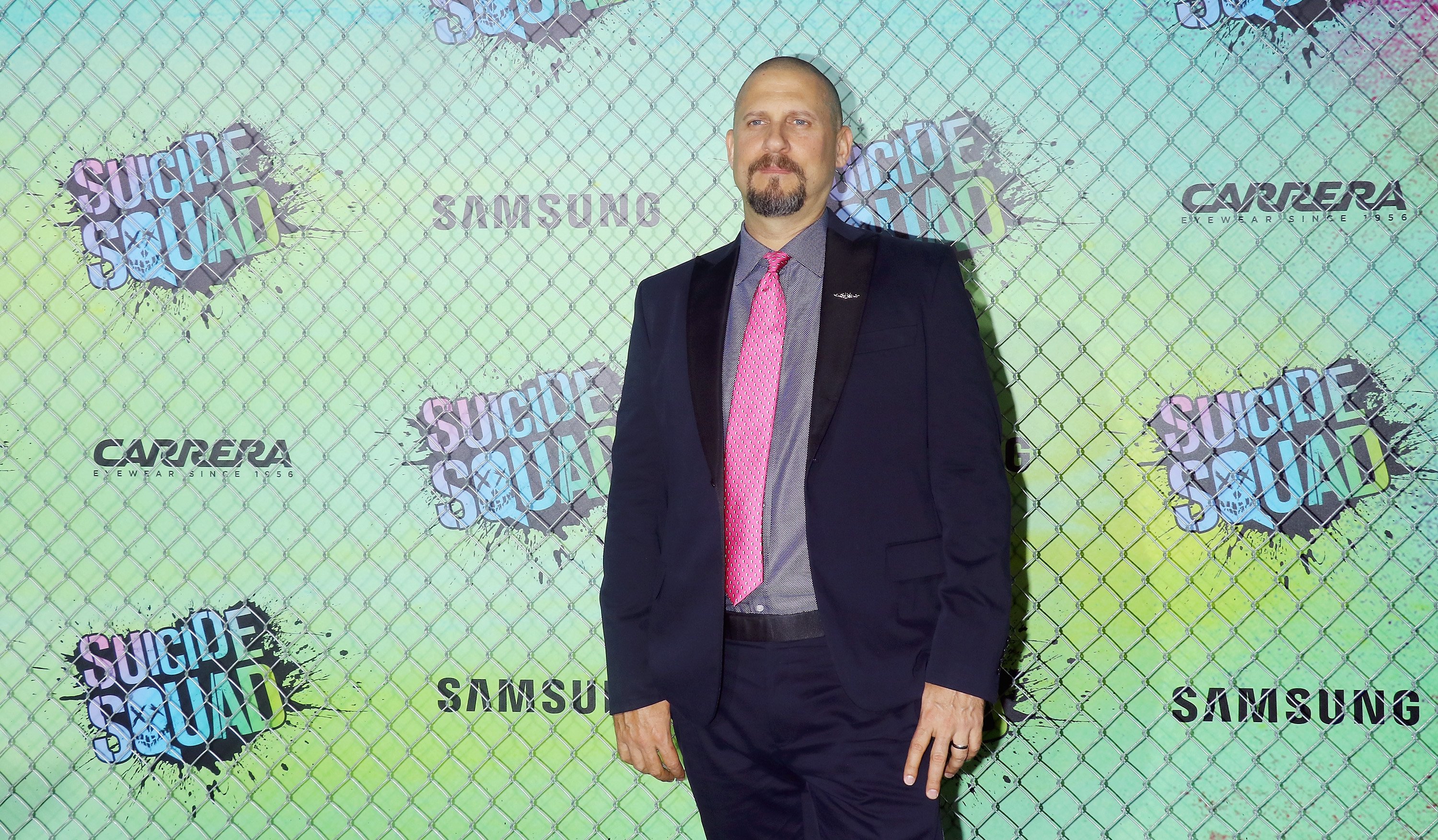David Ayer at the Suicide Squad premiere