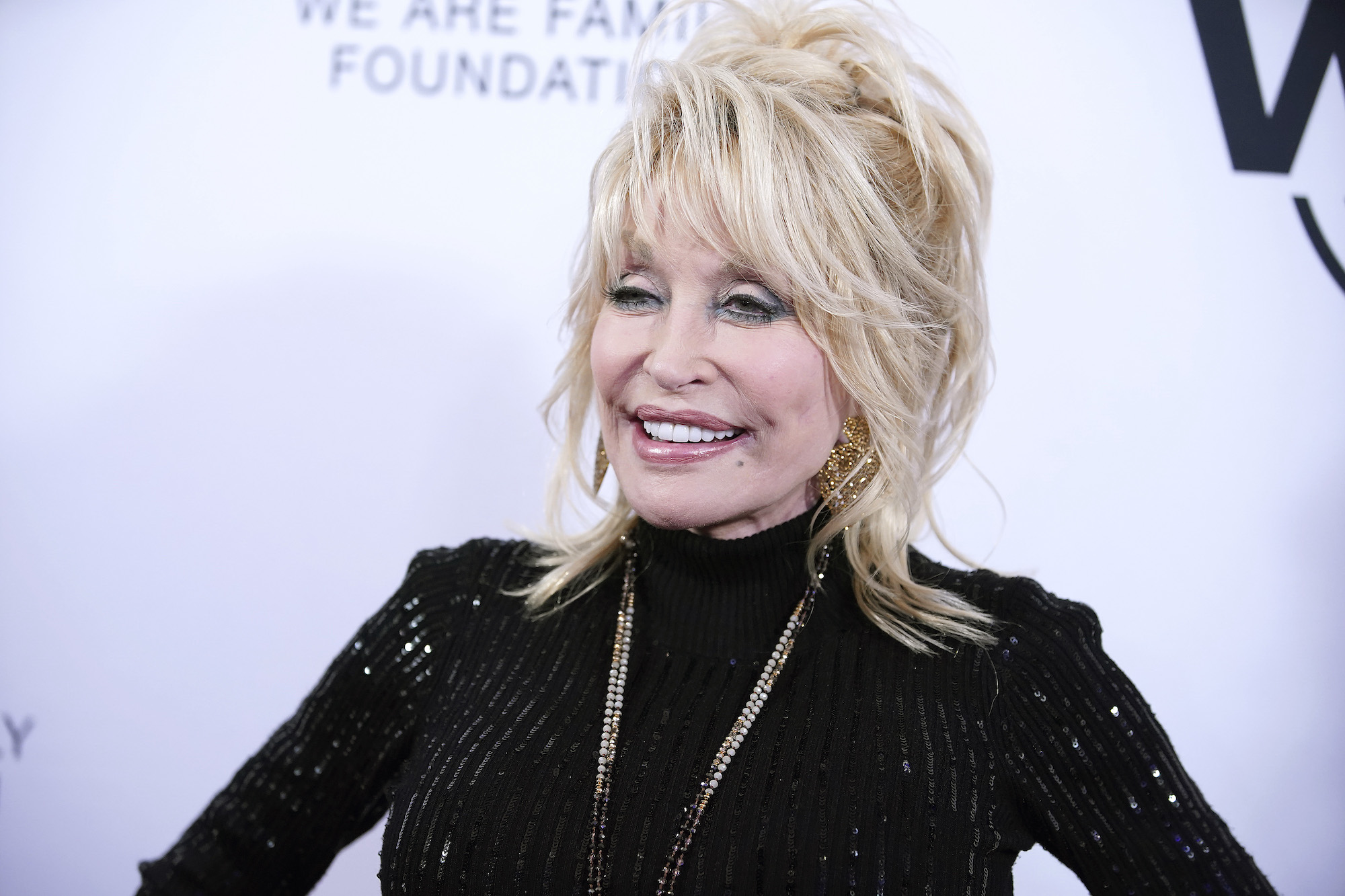 Dolly Parton attending the We Are Family Foundation event in 2019