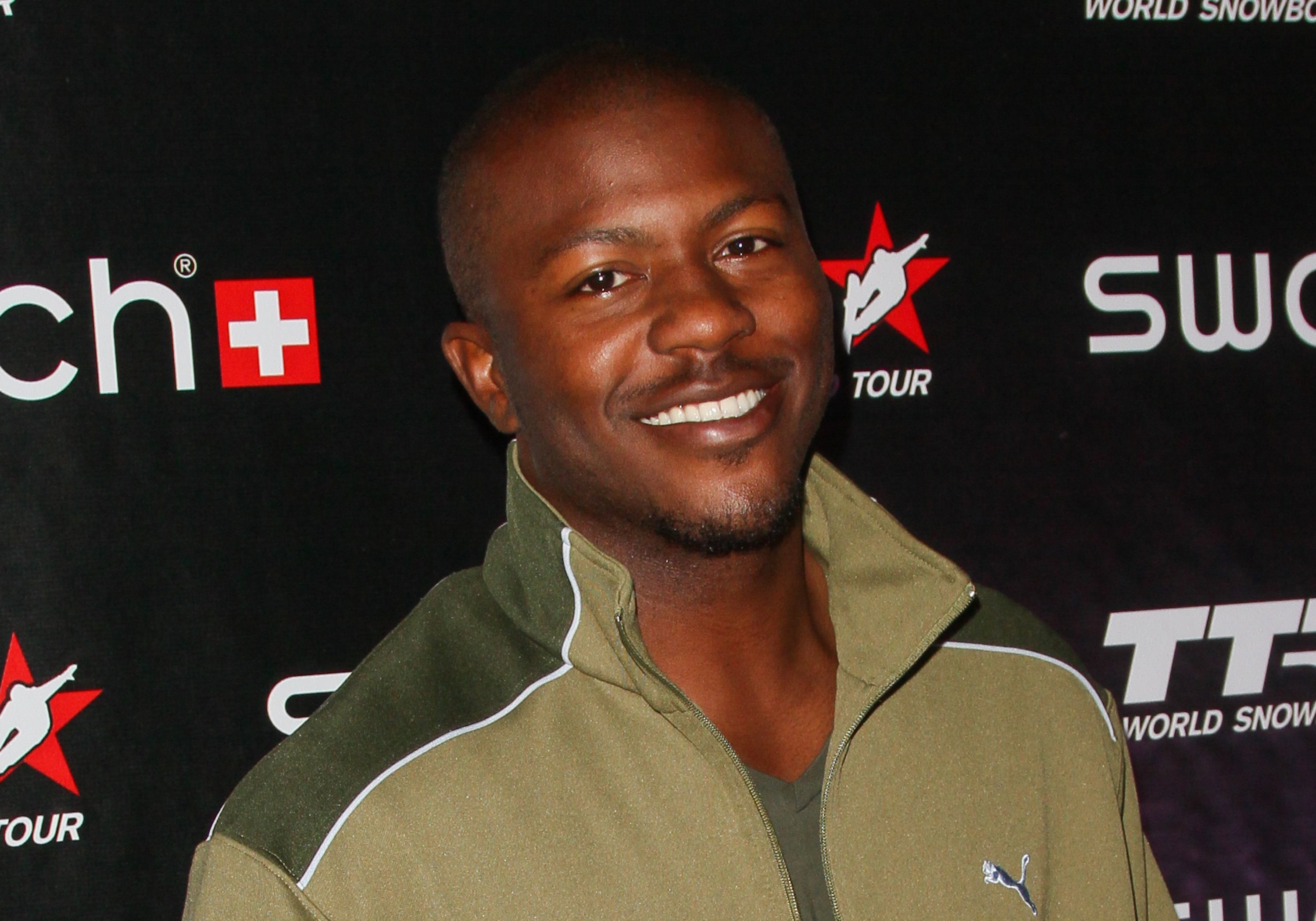 Edwin Hodge attends the TTR World Snowboard Tour and Swatch Art Rules Competition winning design unveiling at Royal T on May 11, 2012 in Los Angeles, California