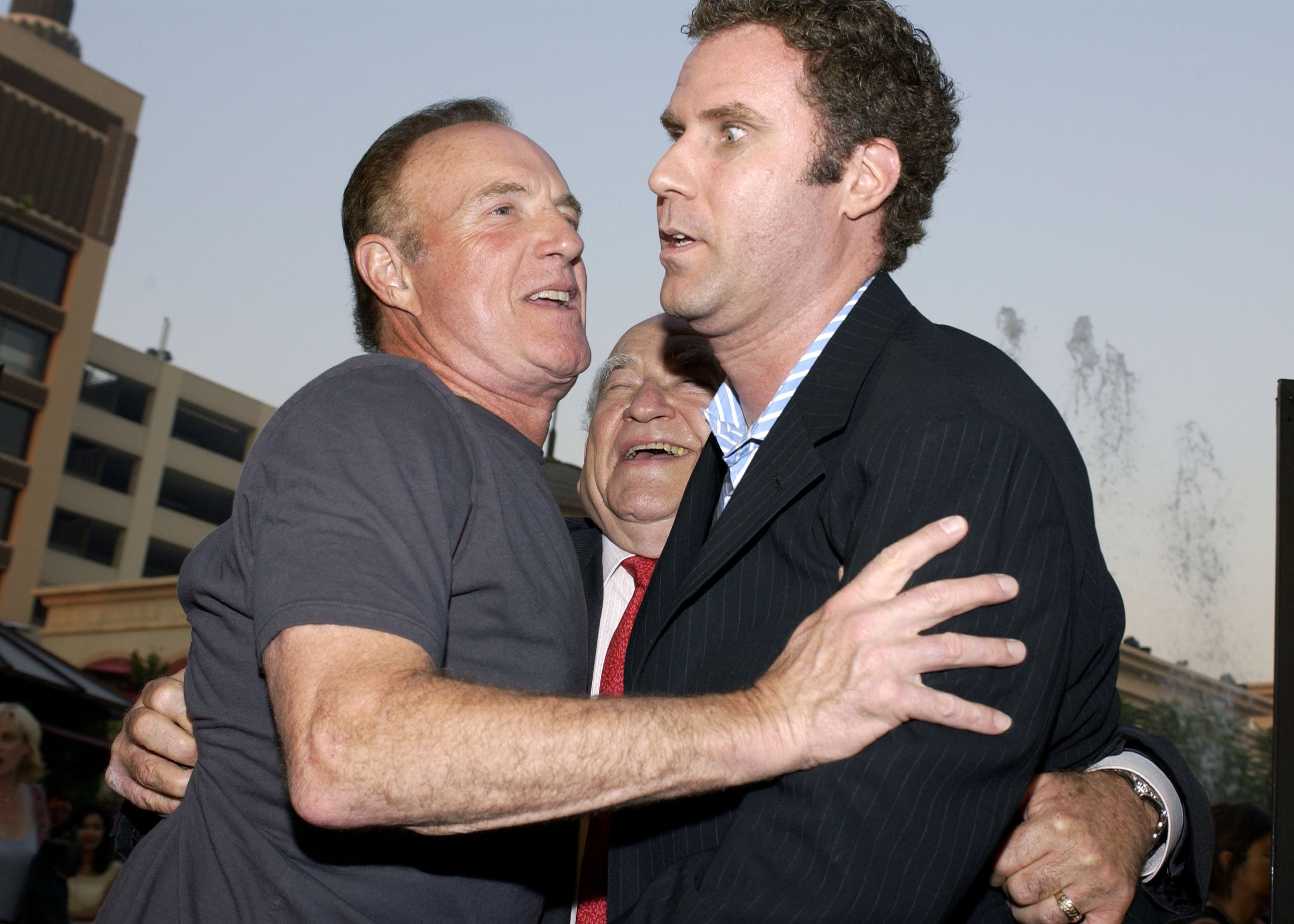 James Caan, Edward Asner and Will Ferrell during 'Elf' Special Screening