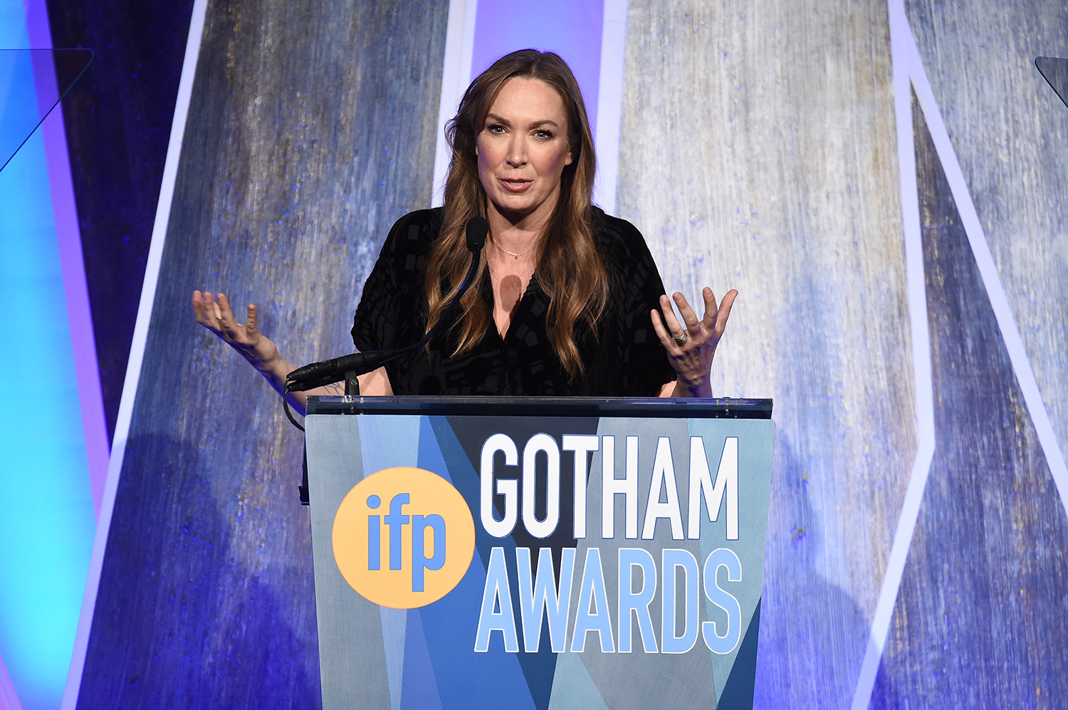 Elizabeth Marvel at the 2017 IFP Gotham Awards