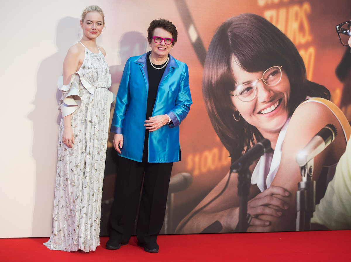 Bille Jean King & Emma Stone