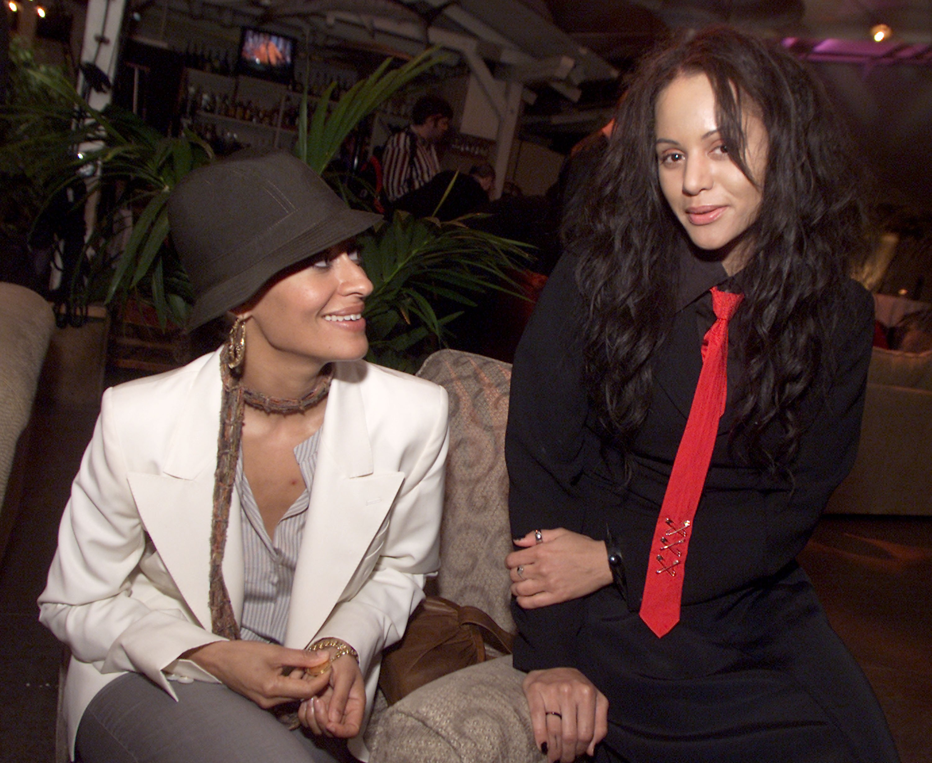 'Girlfriends' cast members Tracee Ellis Ross and Persia White at an event.