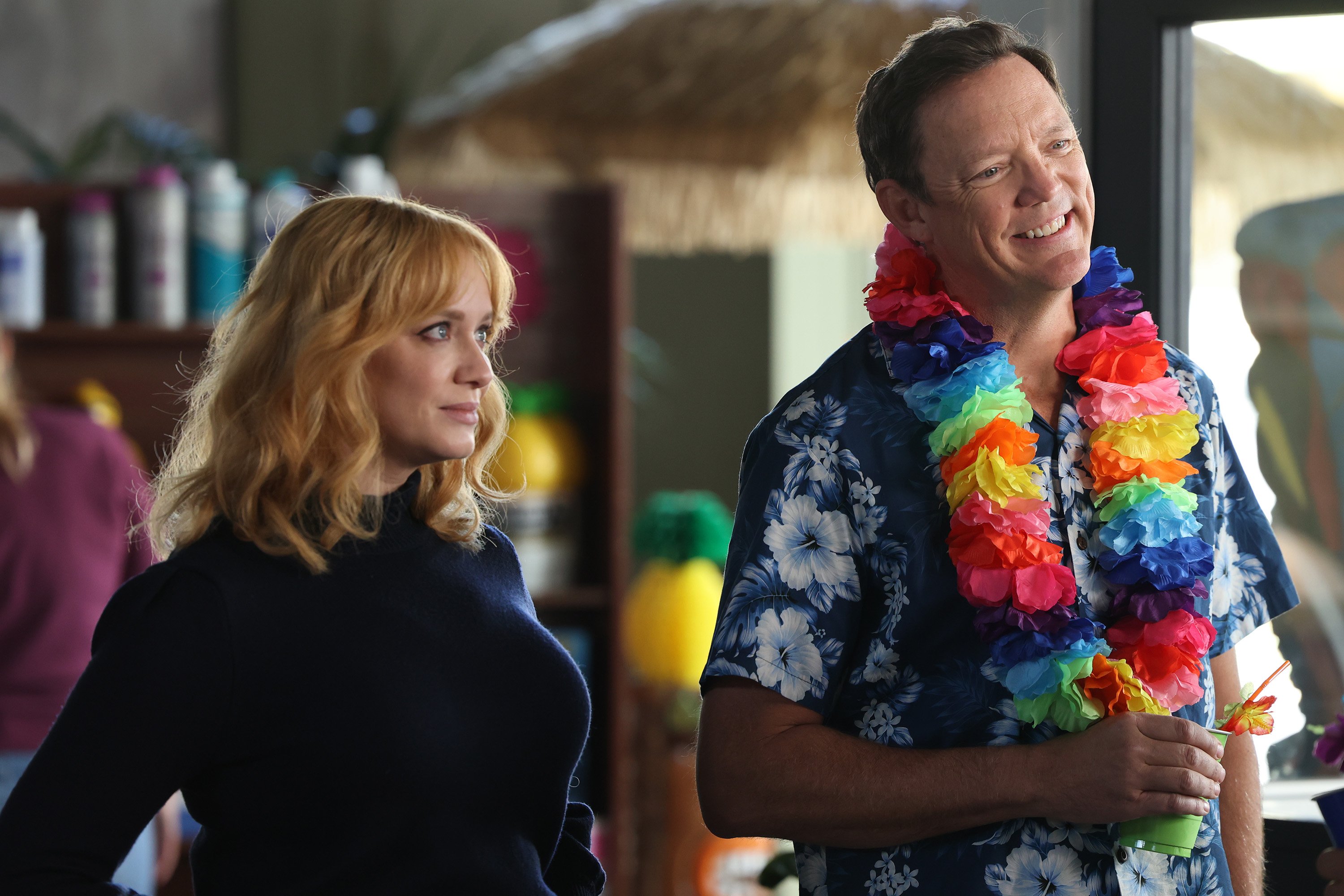 'Good Girls' stars Christina Hendricks and Matthew Lillard as Beth Boland and Dean Boland