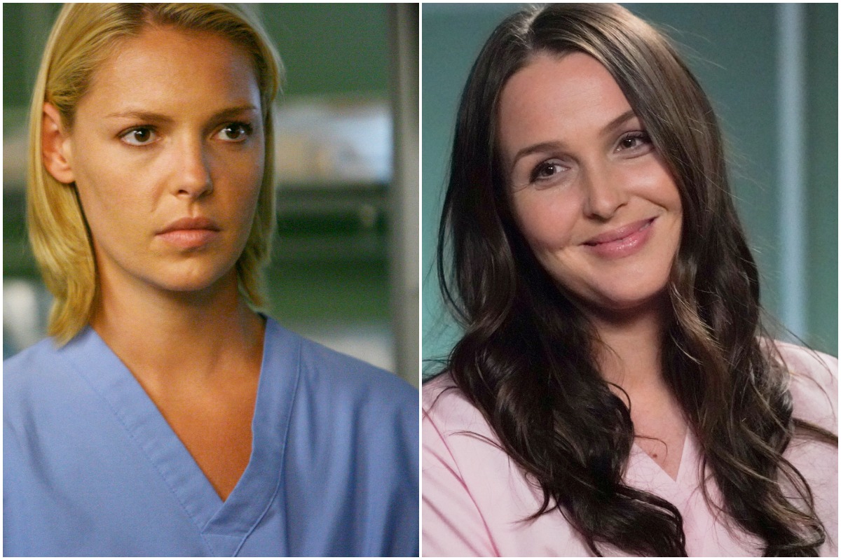 'Grey's Anatomy': A side-by-side photo of Katherine Heigl as Izzie Stevens and Camilla Luddington as Jo Wilson.