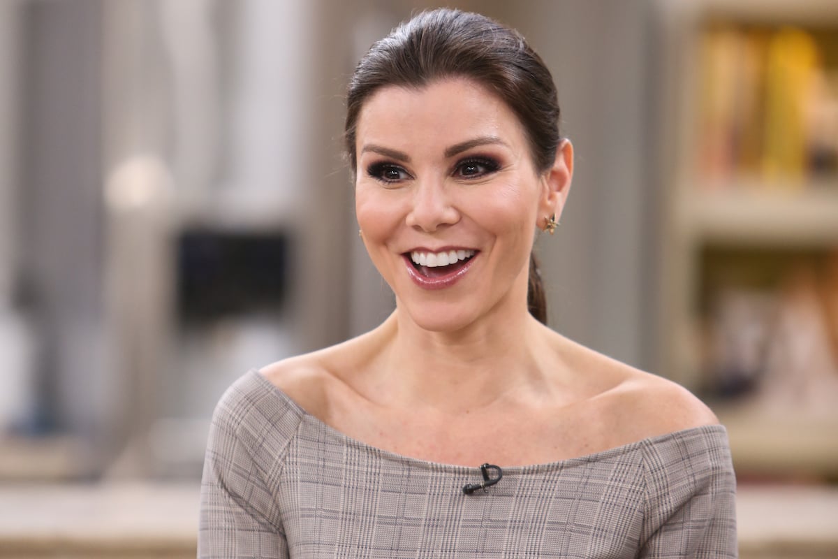 Heather Dubrow from The Real Housewives of Orange County visits Hallmark's 'Home & Family' at Universal Studios in 2019