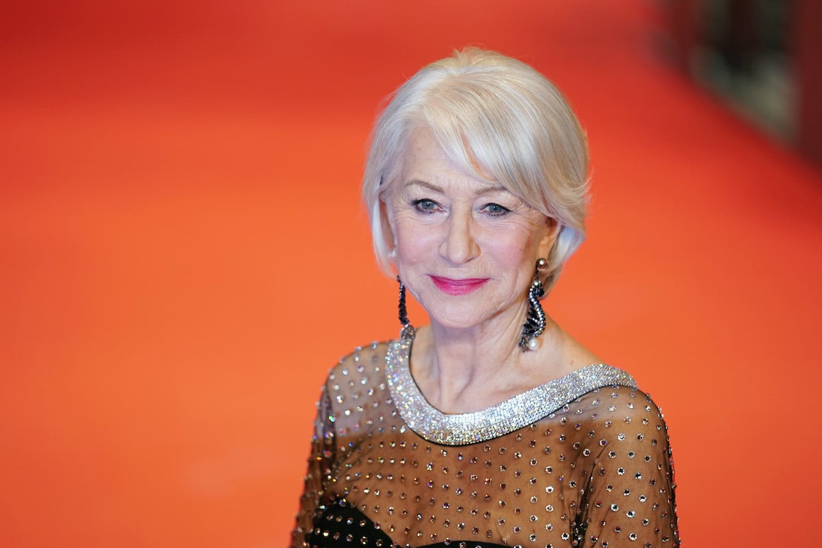 Helen Mirren on the red carpet