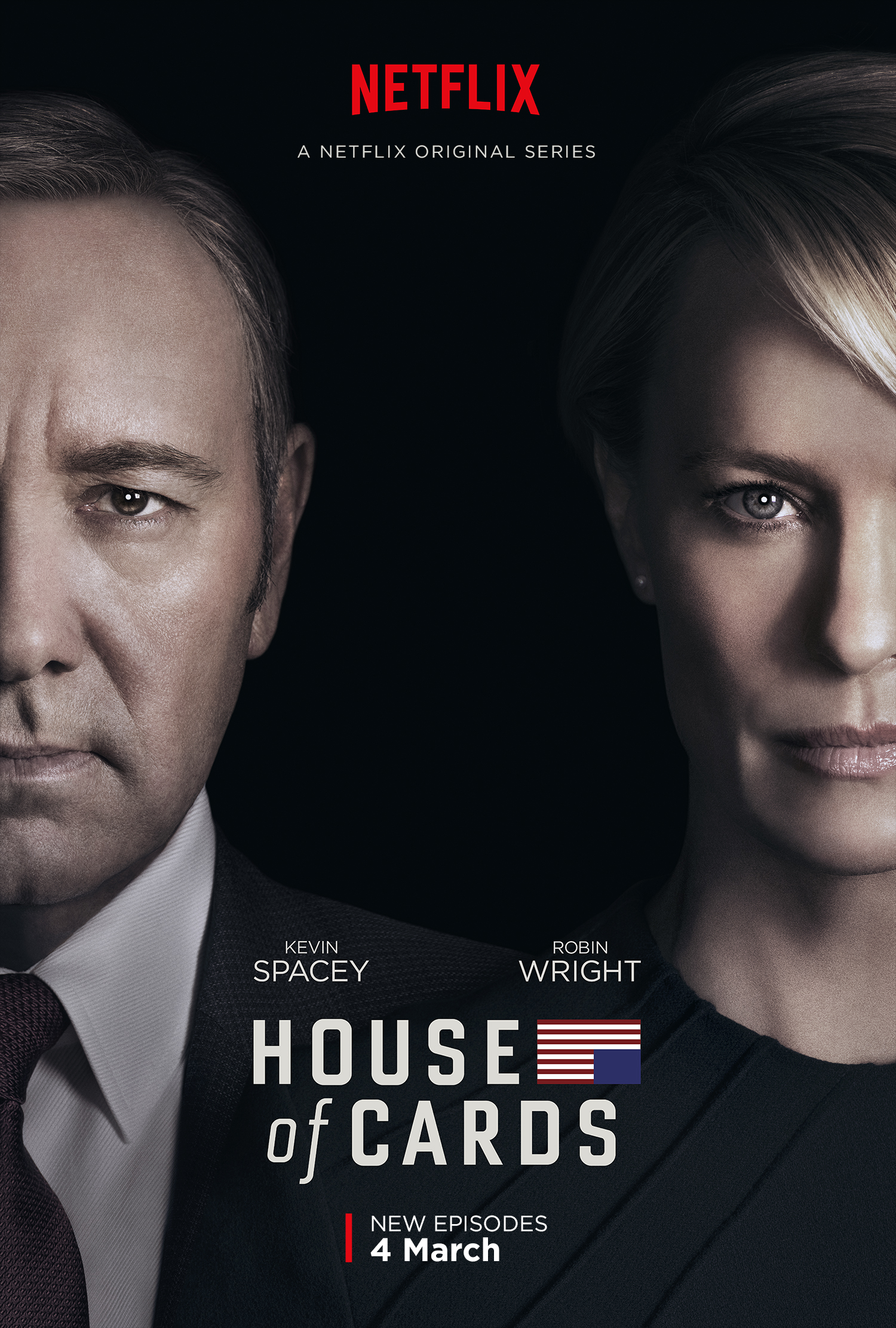 Kevin Spacey and Robin Wright appear in promotional material for 'House of Cards' season 4 