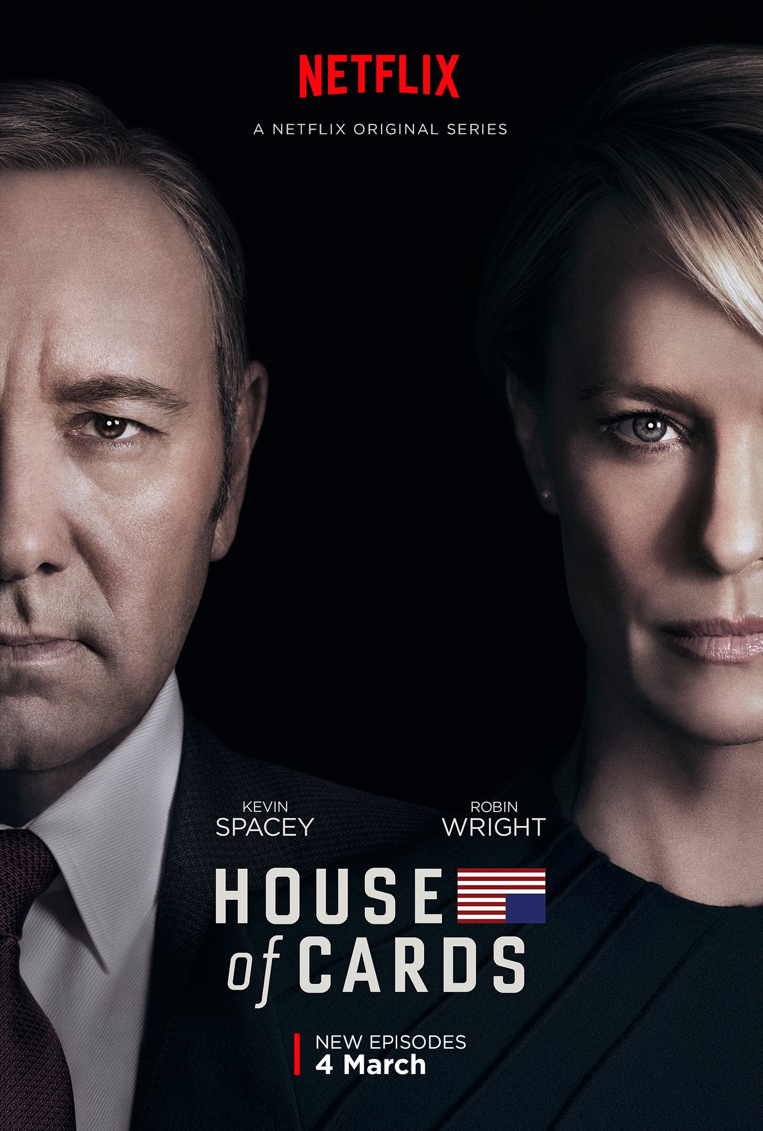 Kevin Spacey and Robin Wright appear in promotional material for 'House of Cards' season 4