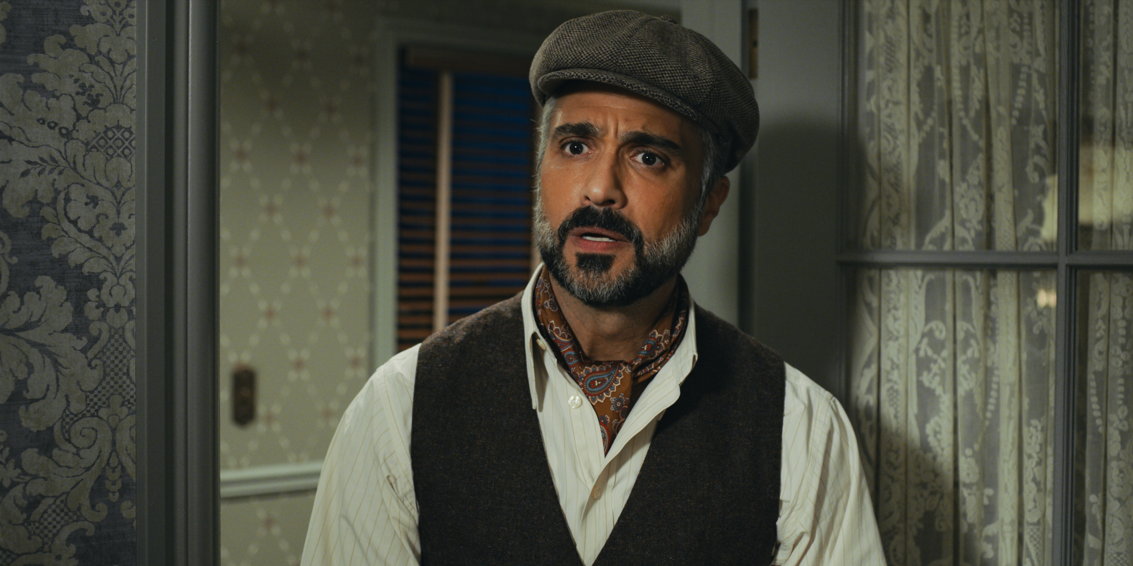 Jane the Virgin star Jaime Camil opens the front door in Schmigadoon!