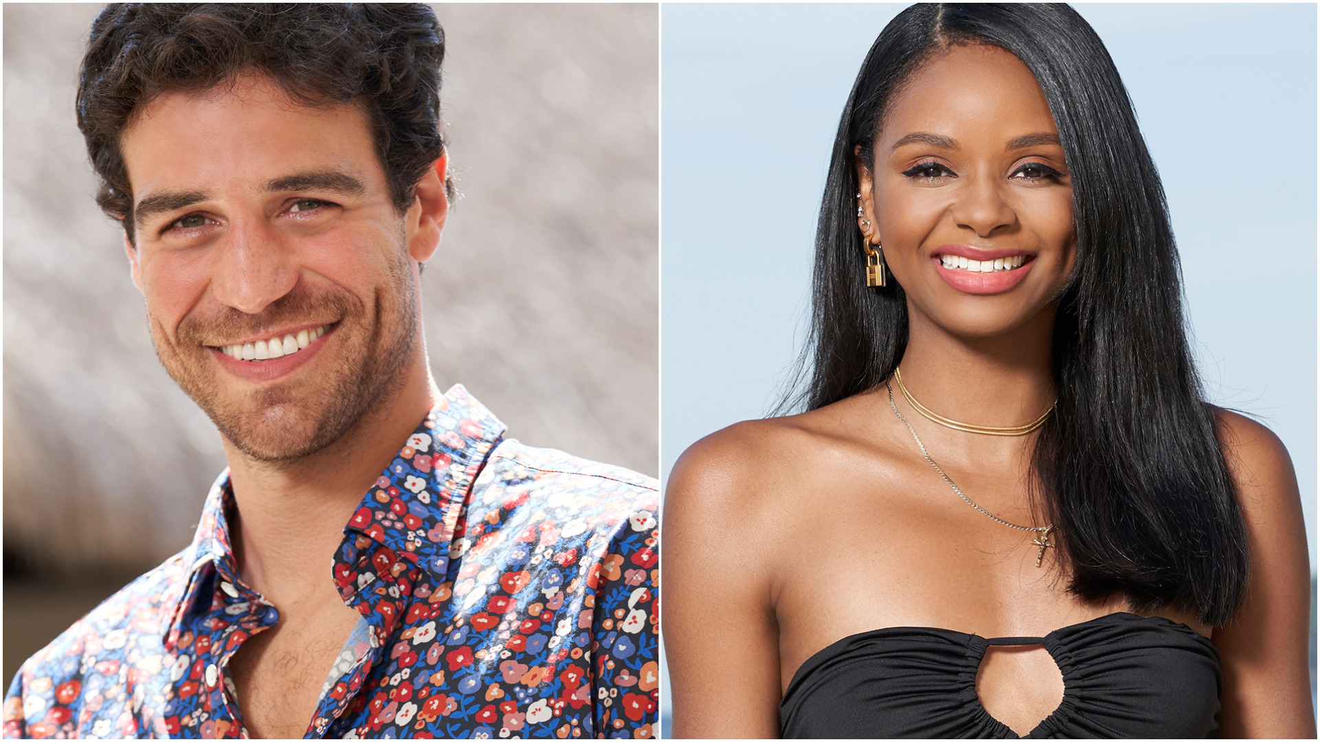 Headshots of Joe Amabile and Natasha Parker from ‘Bachelor in Paradise’ Season 7