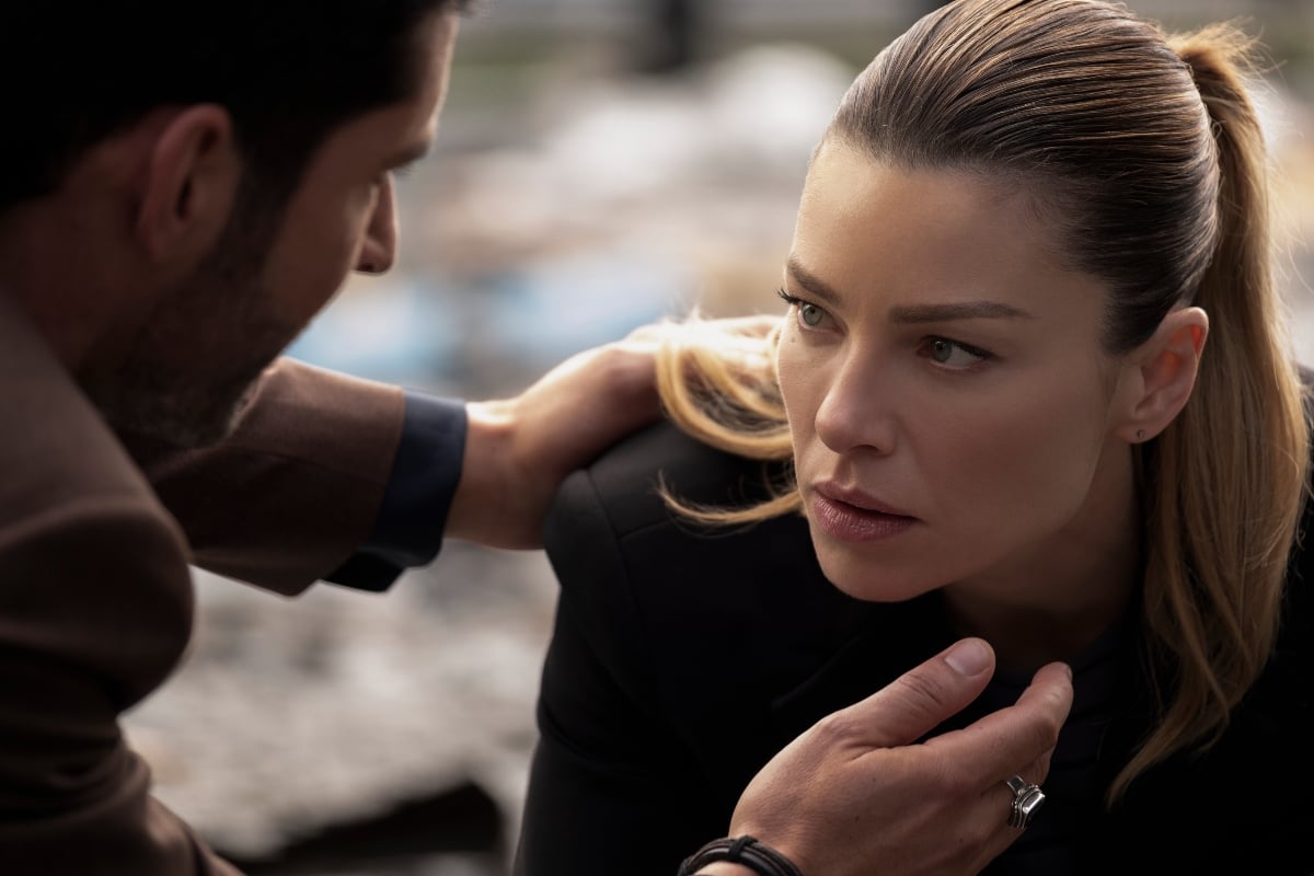 'Lucifer' Season 5 with Lauren German as Chloe Decker and Tom Ellis as Lucifer