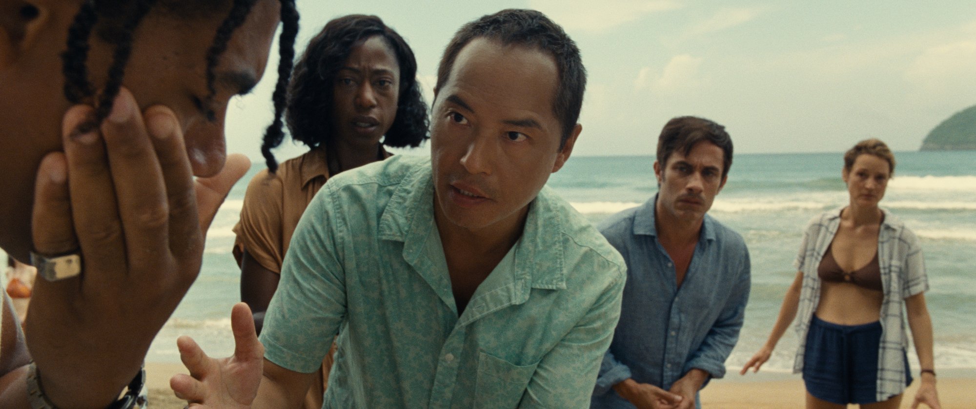 M. Night Shyamalan's 'Old' cast tries to handle a crisis
